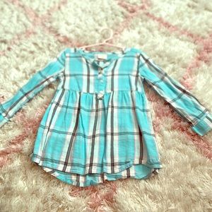 Girls flannel top